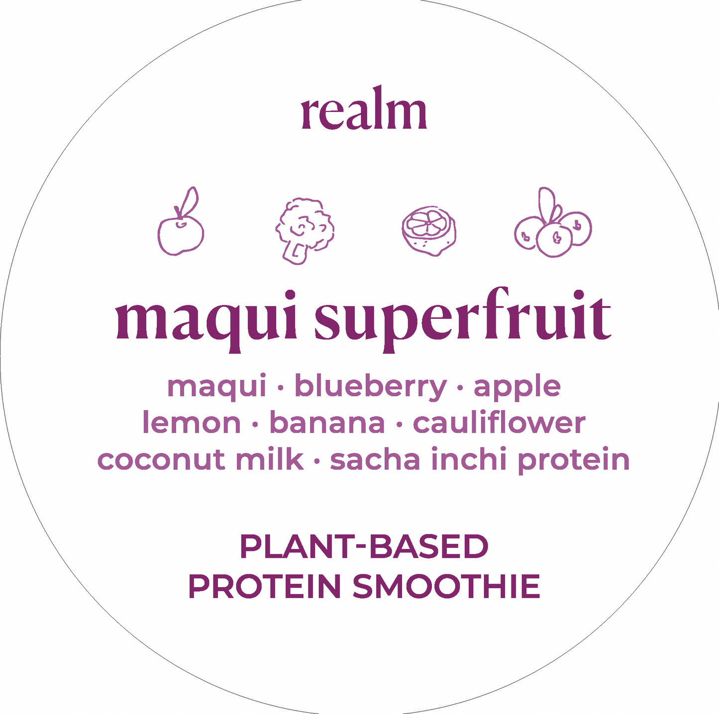 Maqui Superfruit 100 Sticker Roll
